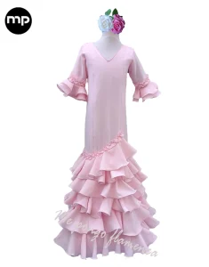 vestido flamenca talla 4 vestido flamenca niña rosa
