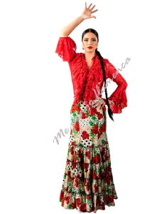 camisa flamenca roja