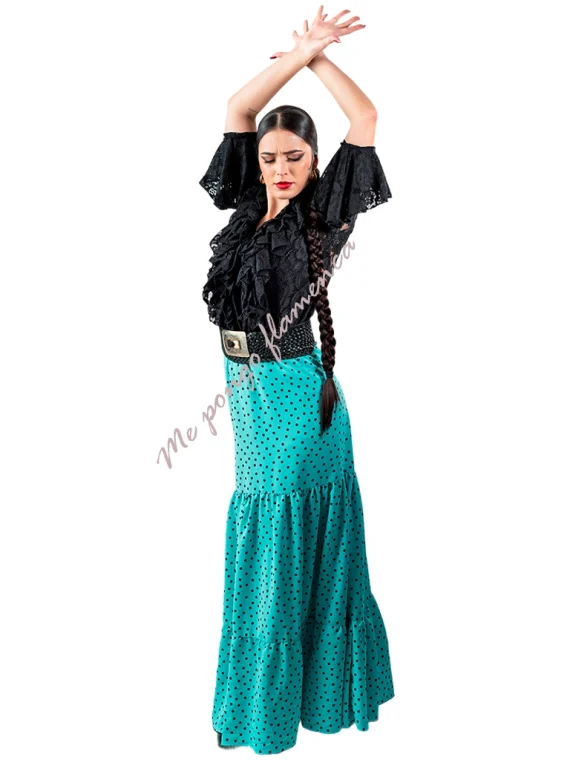 Falda flamenca caracoles