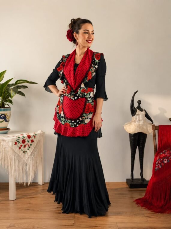 Picos y delantal flamenco