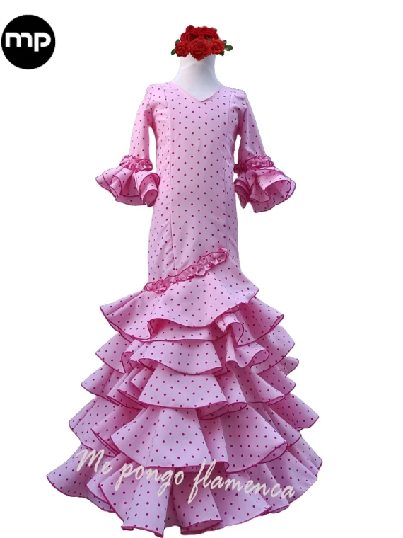 vestido flamenca talla 10