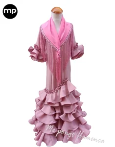 vestido flamenca talla 14