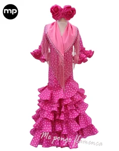 vestido gitana niña largo vestido de flamenca niña 2024
