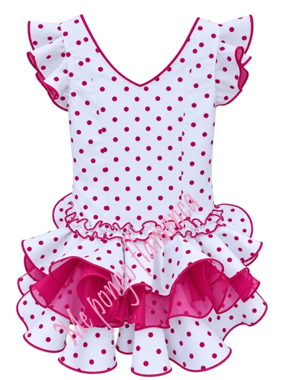 Vestido flamenca niña corto