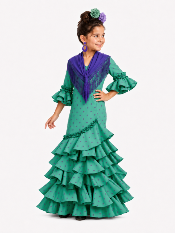 traje canastero de flamenca