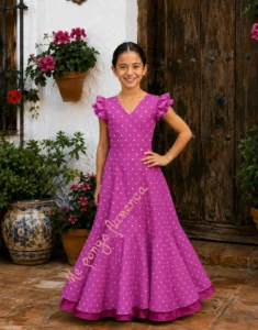 vestidos flamenca niña malaga vestido gitana niña buganvilla