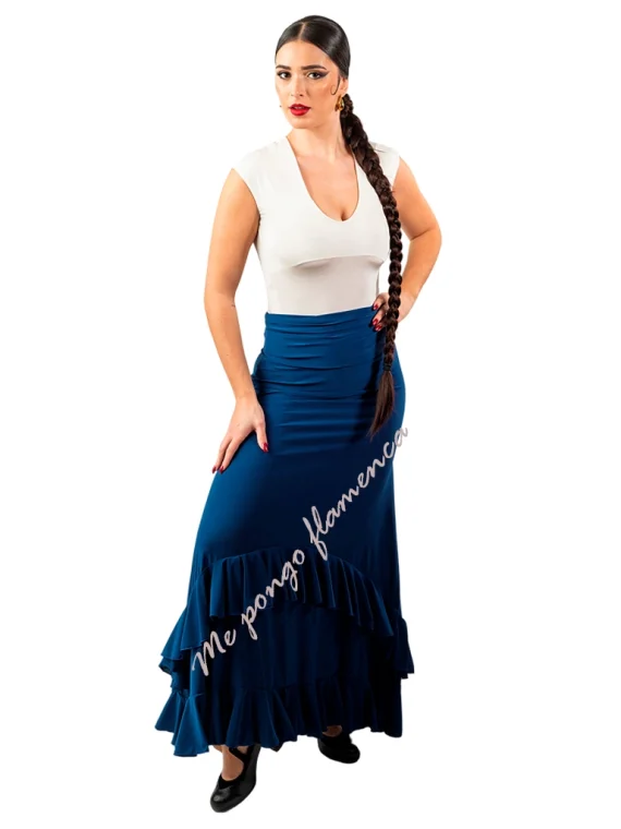 Falda Flamenca Azul