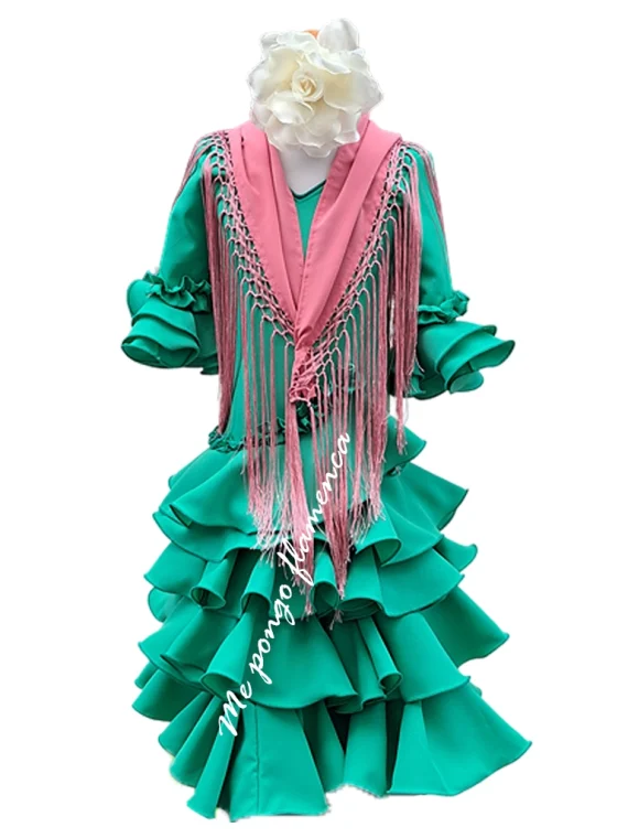 Vestido Flamenca Corto