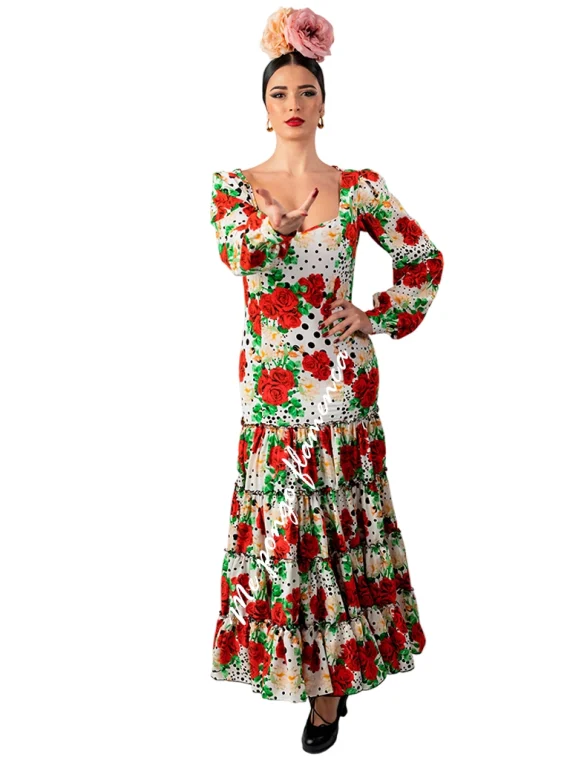 Vestido sevillana mujer