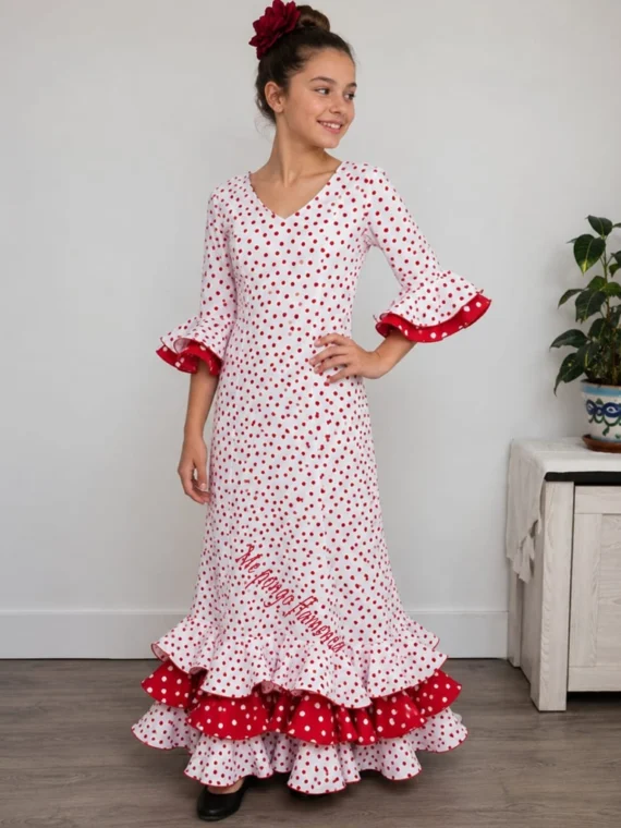 Vestido Flamenca Niña Baile