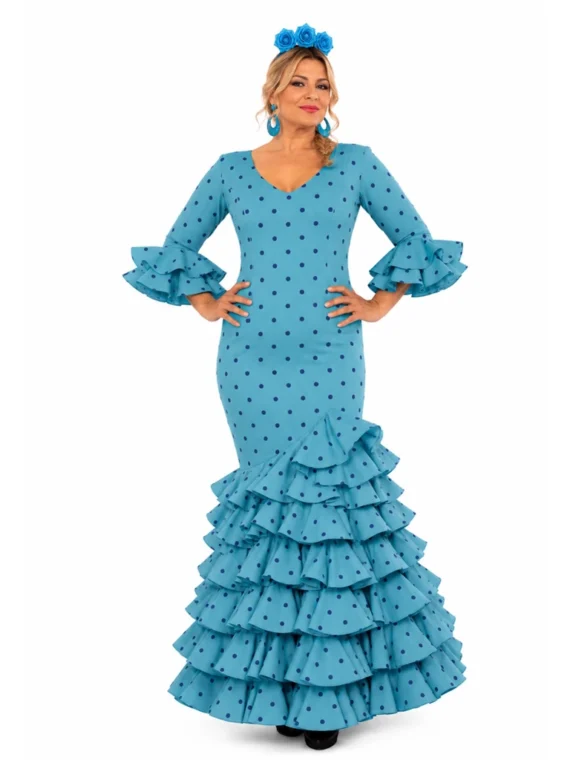 vestido-de-flamenca-turquesa