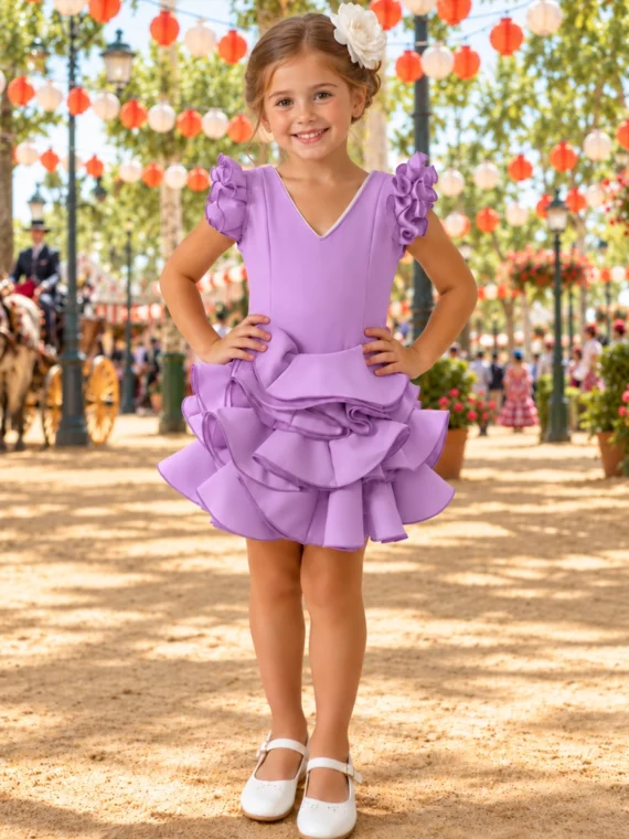 vestido flamenca niña