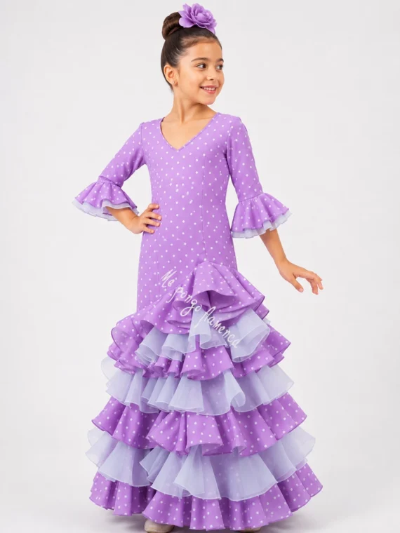 vestido-flamenca-nina-malva