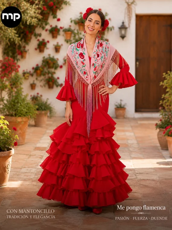traje canastero de flamenca