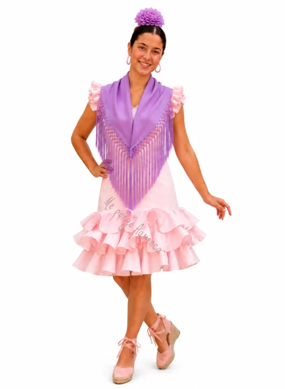 Vestido flamenca niña Candela